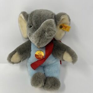 Vintage‎ Steiff Toldi Elephant Plush Squeaker 6271/27